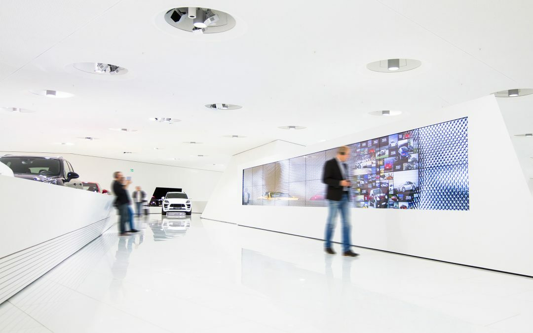 Medientechnik im Porsche Museum erweitert