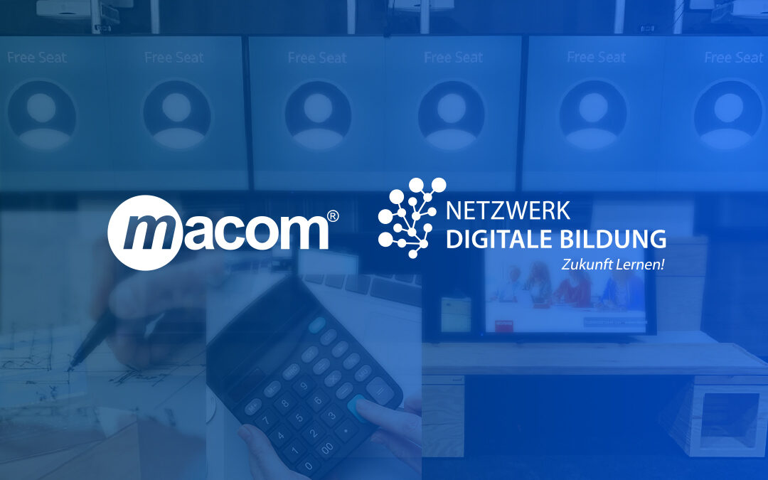 macom Förderpartner beim Netzwerk Digitale Bildung